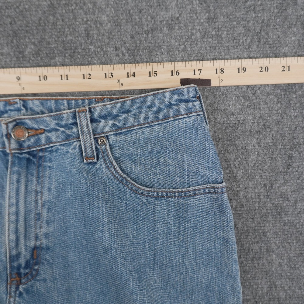 Carhartt Jeans Womens 12/30 Light Wash Blue WB160 Relaxed Straight Leg Denim - Picture 5 of 12